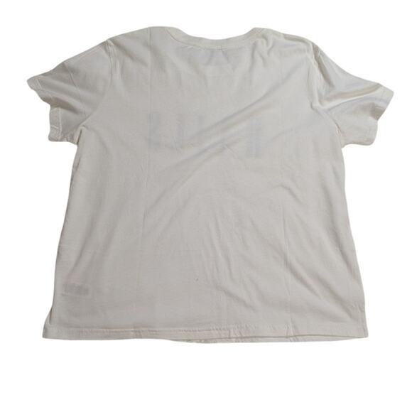 Rails Crew Neck Short Sleeve Cotton T-Shirt White Size Large - Picture 2 of 9